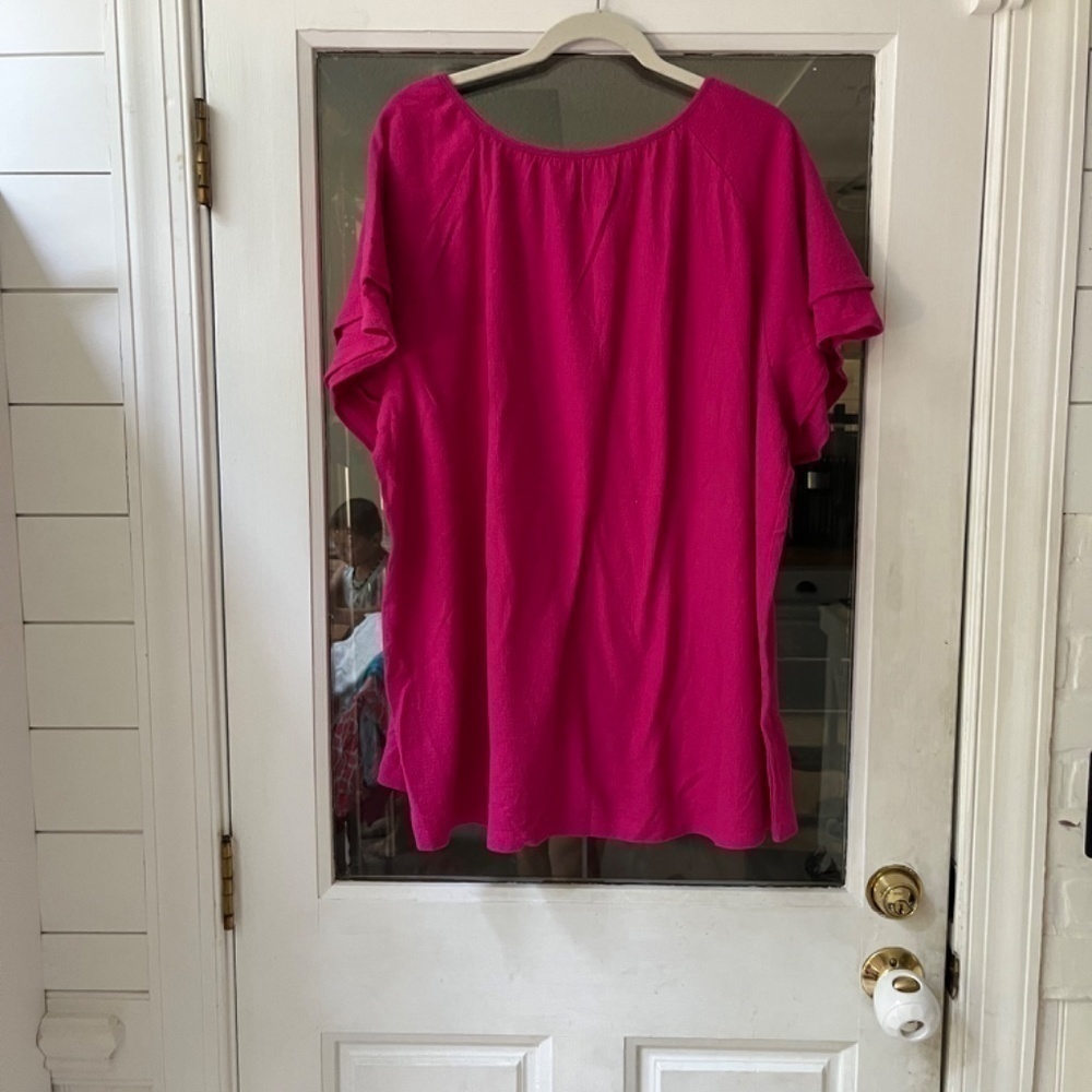 Terra & Sky blouse pink with button detail - Picture 4 of 5